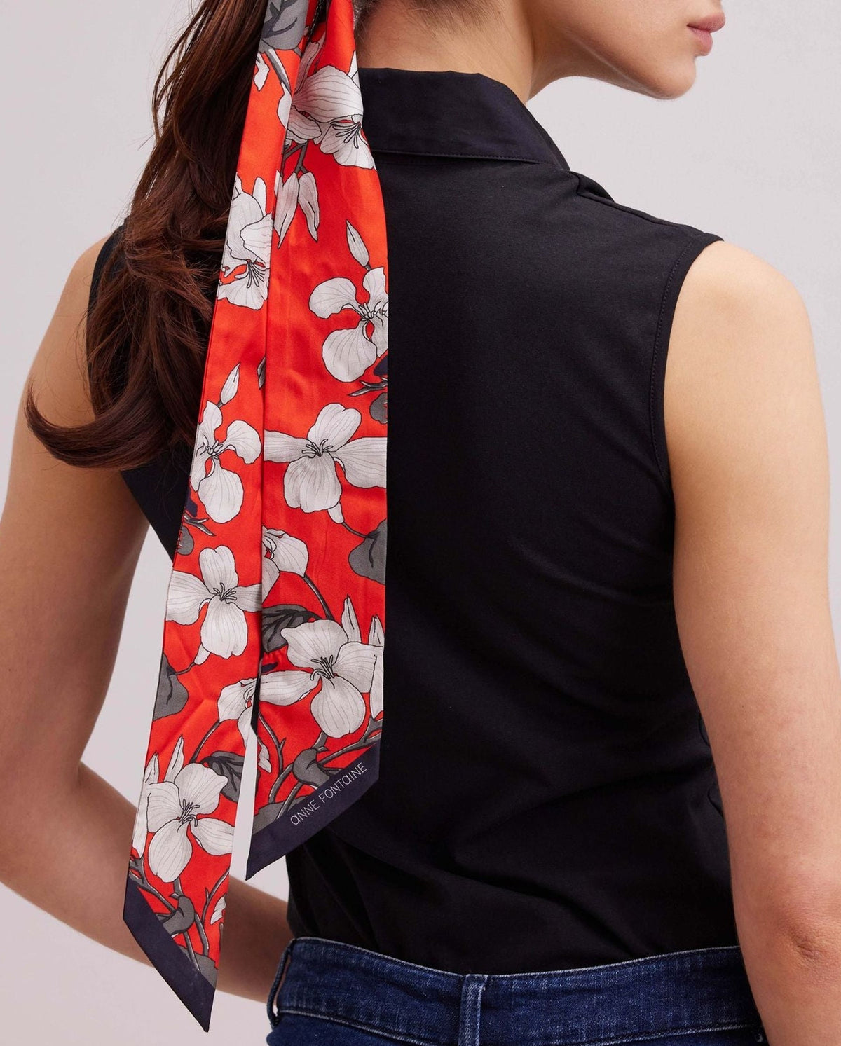 Foulard Tayler en soie - Watermelon