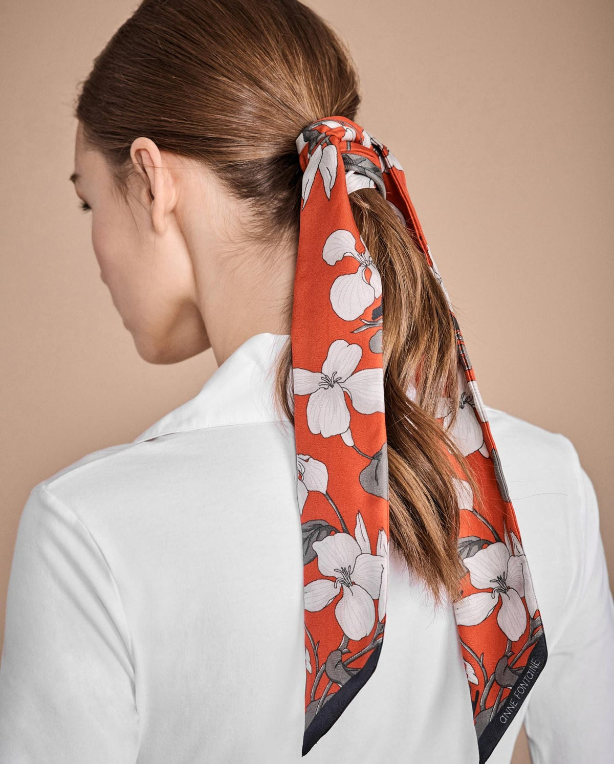 Foulard Tayler en soie - Watermelon