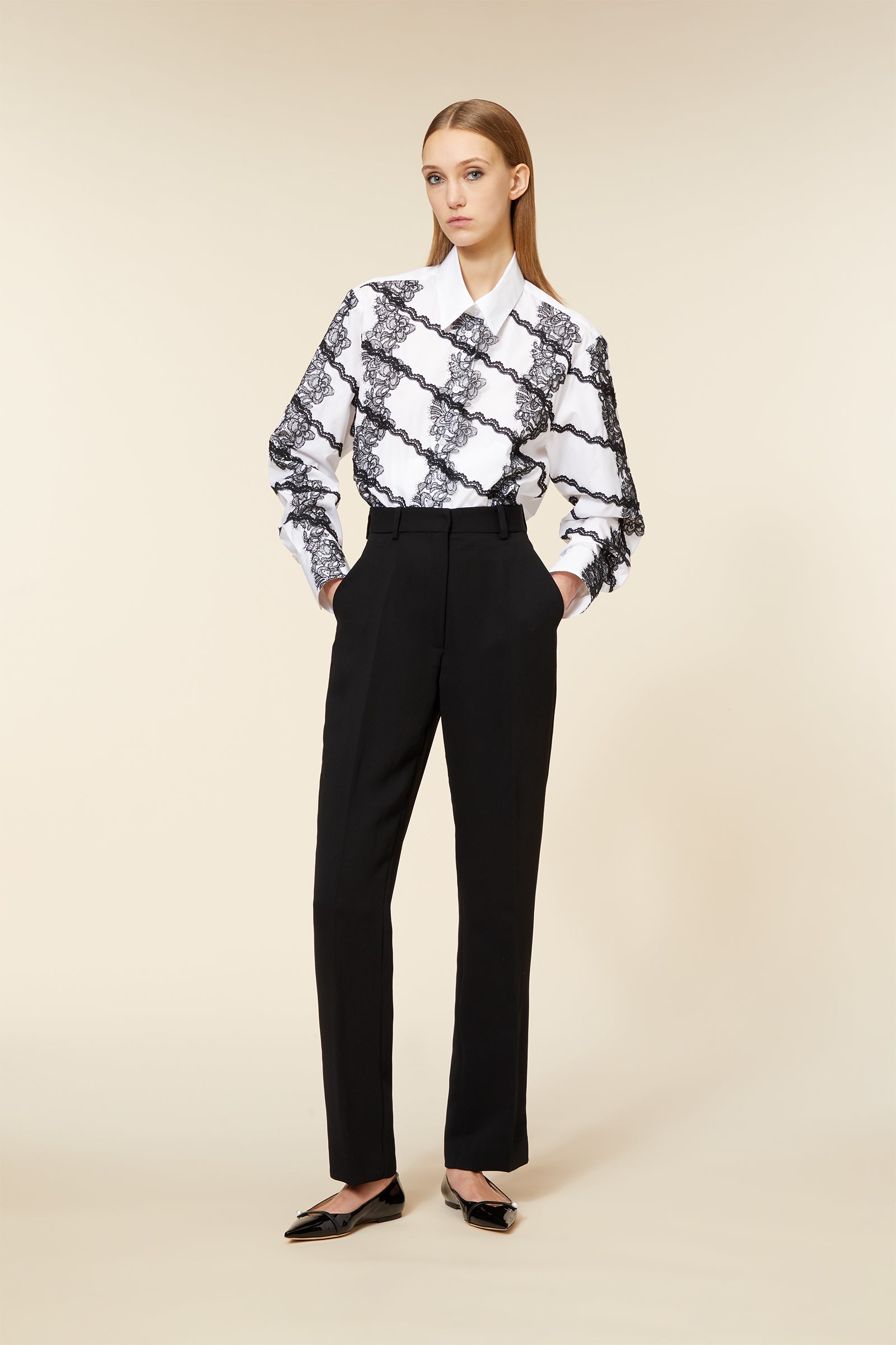 Black / CIGARETTE PANTS