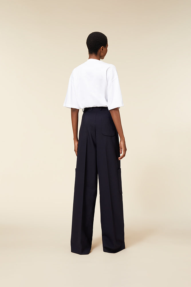 Navy / CARGO SUIT PANTS