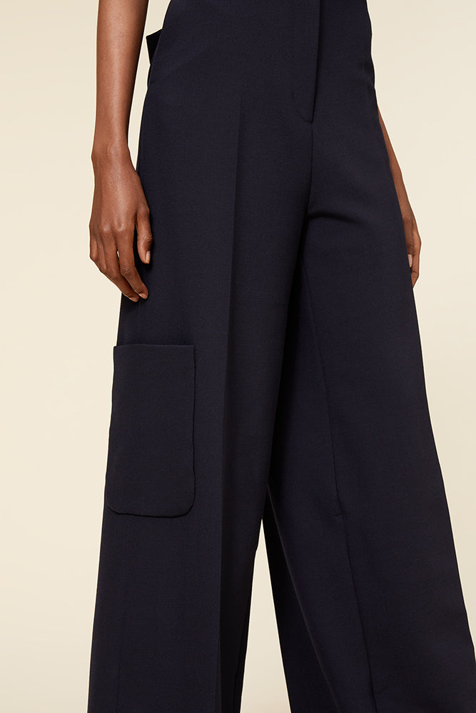 Navy / CARGO SUIT PANTS