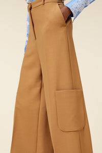 Brown / CARGO SUIT PANTS