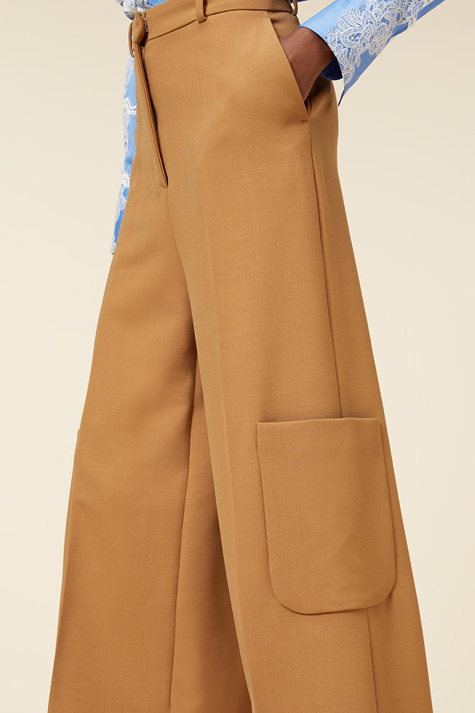Brown / CARGO SUIT PANTS