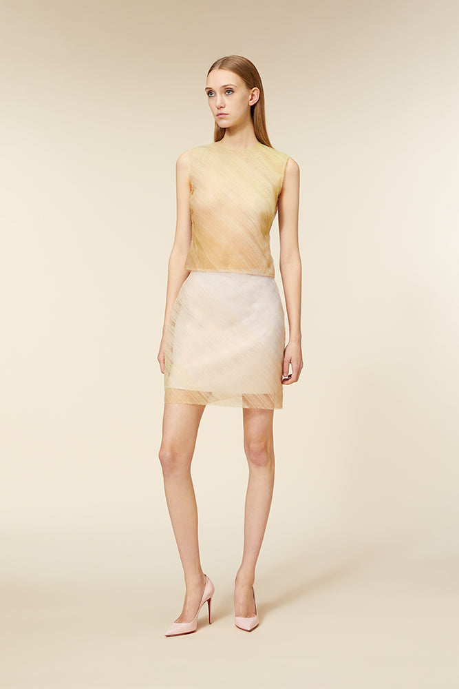 Multicolour / TULLE MINI SKIRT