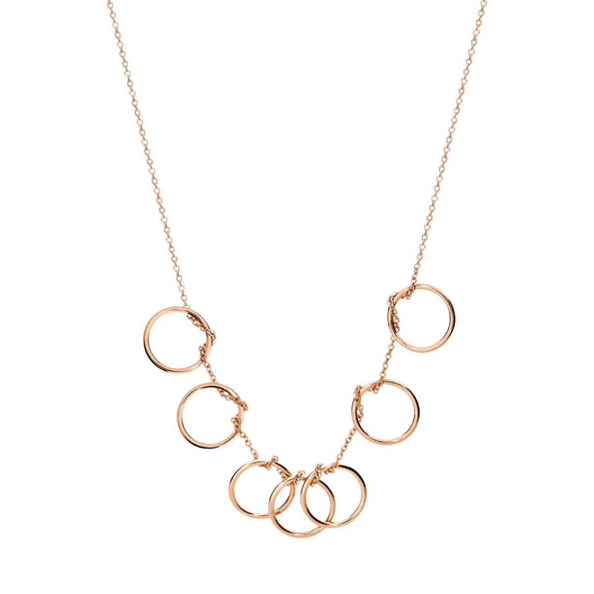 Collier Tiny-Circle en or rose 18 carats - Rose