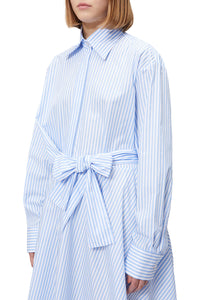Robe chemise portefeuille - Blue