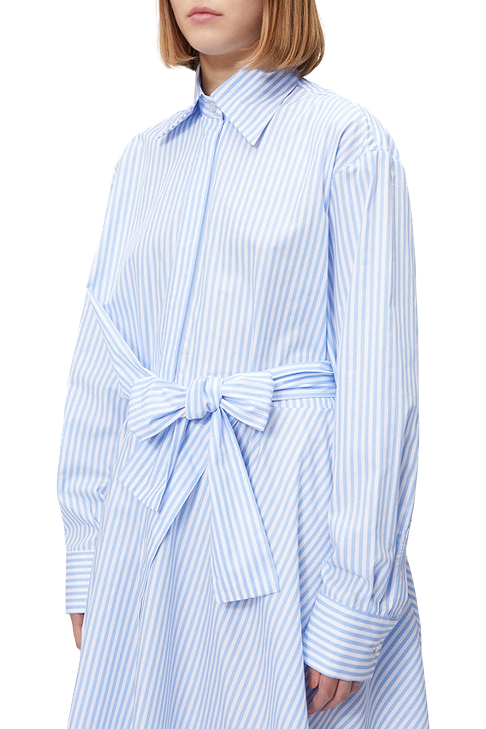 Robe chemise portefeuille - Blue