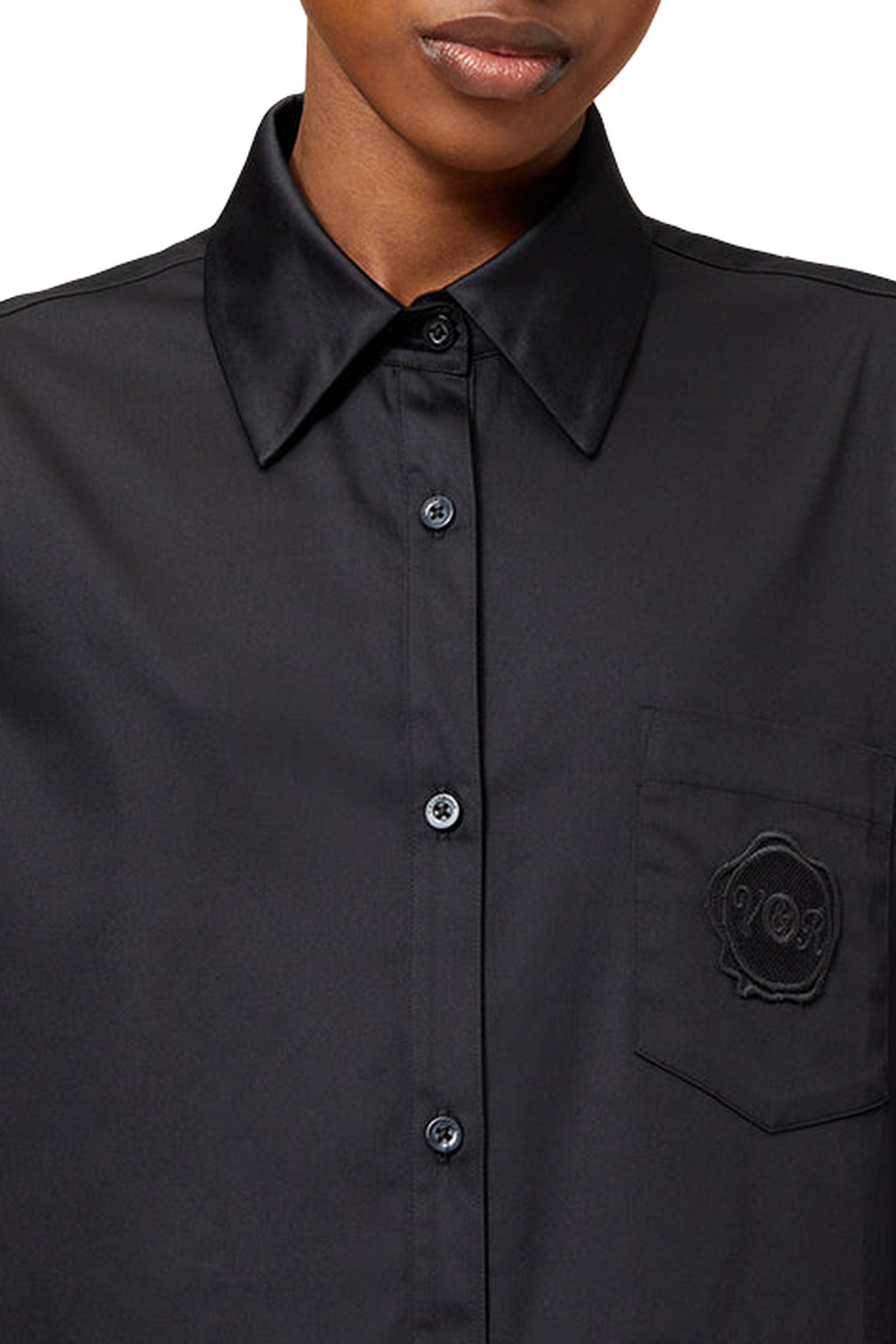 Robe chemise ample - Black