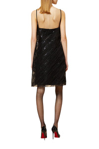 Robe courte en tulle - Black