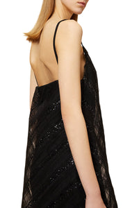 Robe courte en tulle - Black