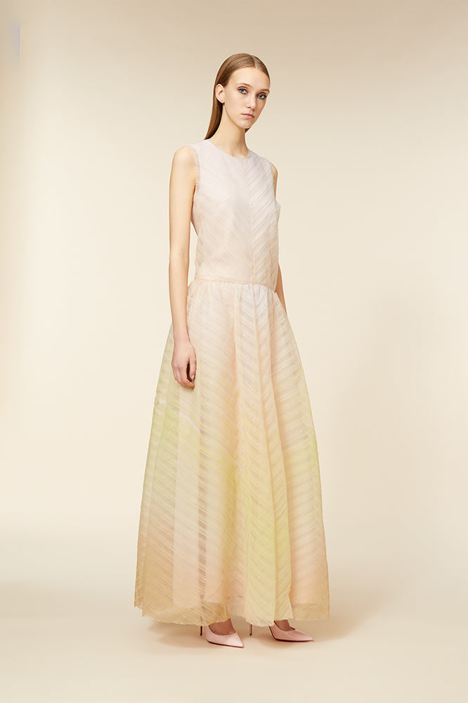 Multicolour / TULLE MAXI DRESS