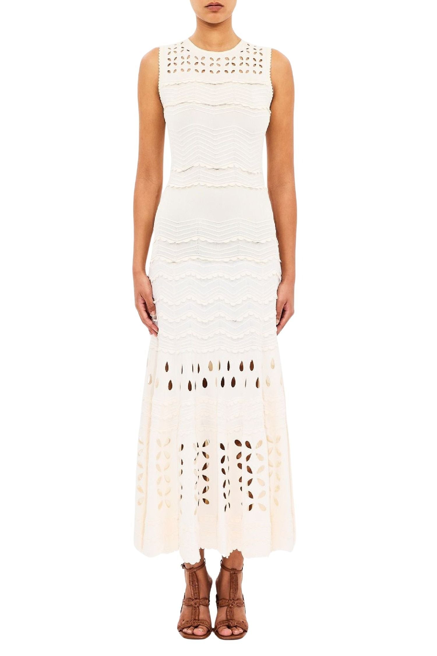 Lakshmi Eyelet Knit Dress