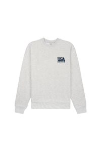 Sweatshirt Team USA imprimé - Heather Gray