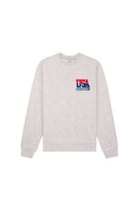 Sweatshirt Team USA imprimé - Heather Gray
