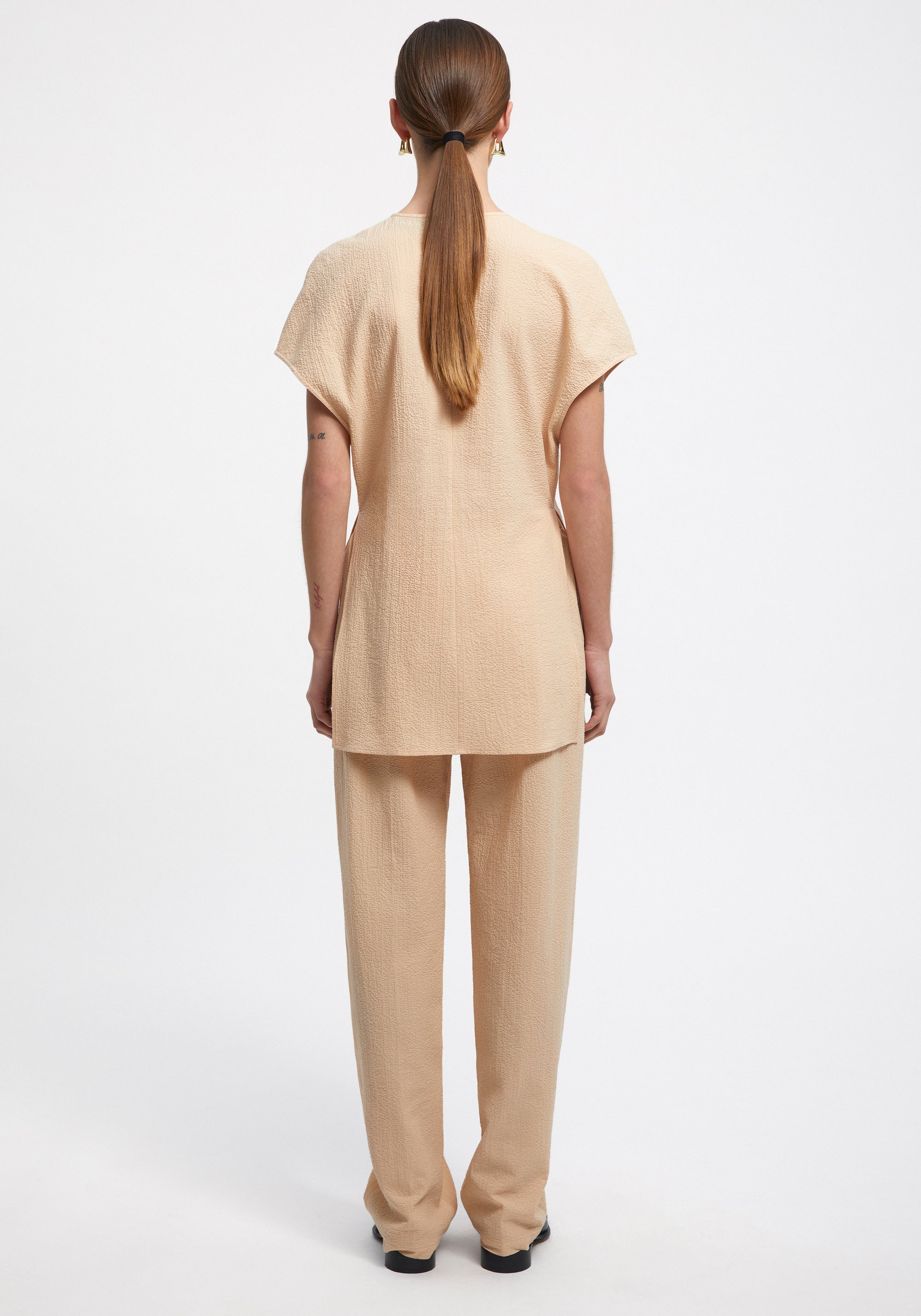 T-shirt Tennyson fluide - Parchment