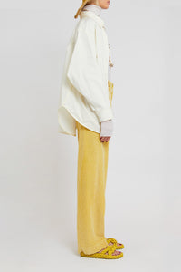 Blouse Tent coupe oversize - White