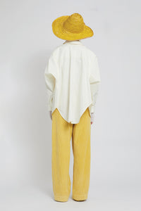 Blouse Tent coupe oversize - White