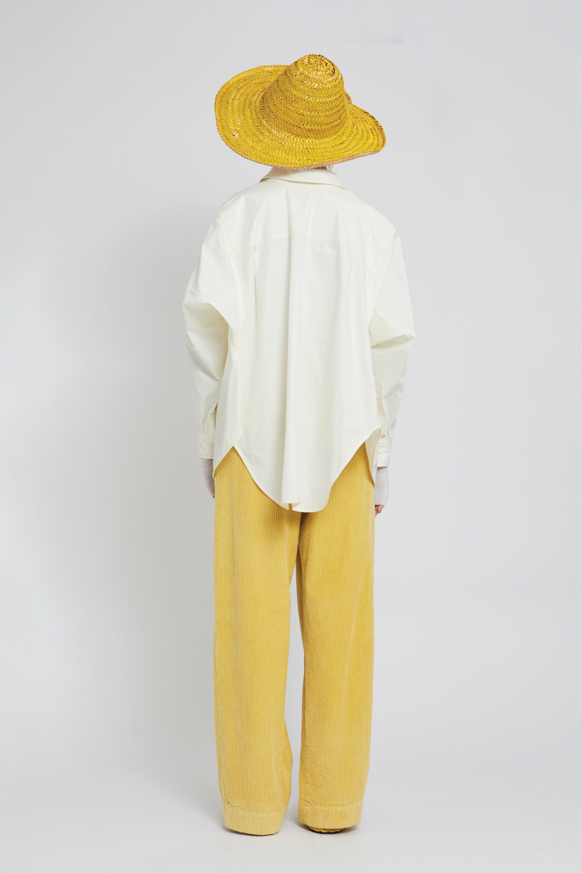 Blouse Tent coupe oversize - White