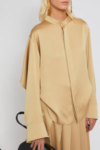 Blouse Tent Bis coupe ample - Camel