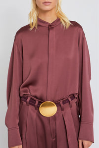 Blouse Tent Bis coupe ample - Burgundy