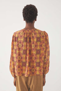 BROWN TEREZA BLOUSE