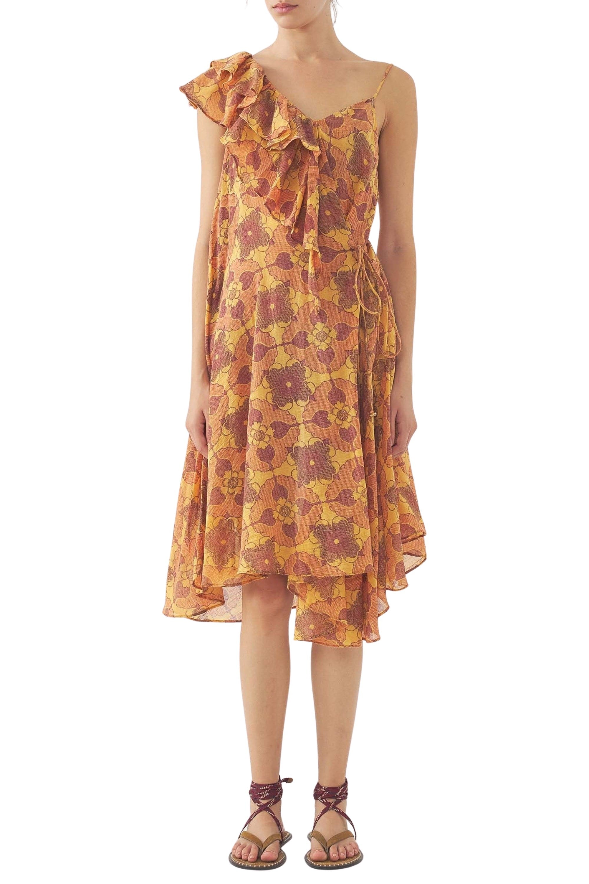 BROWN TEREZA SUN DRESS