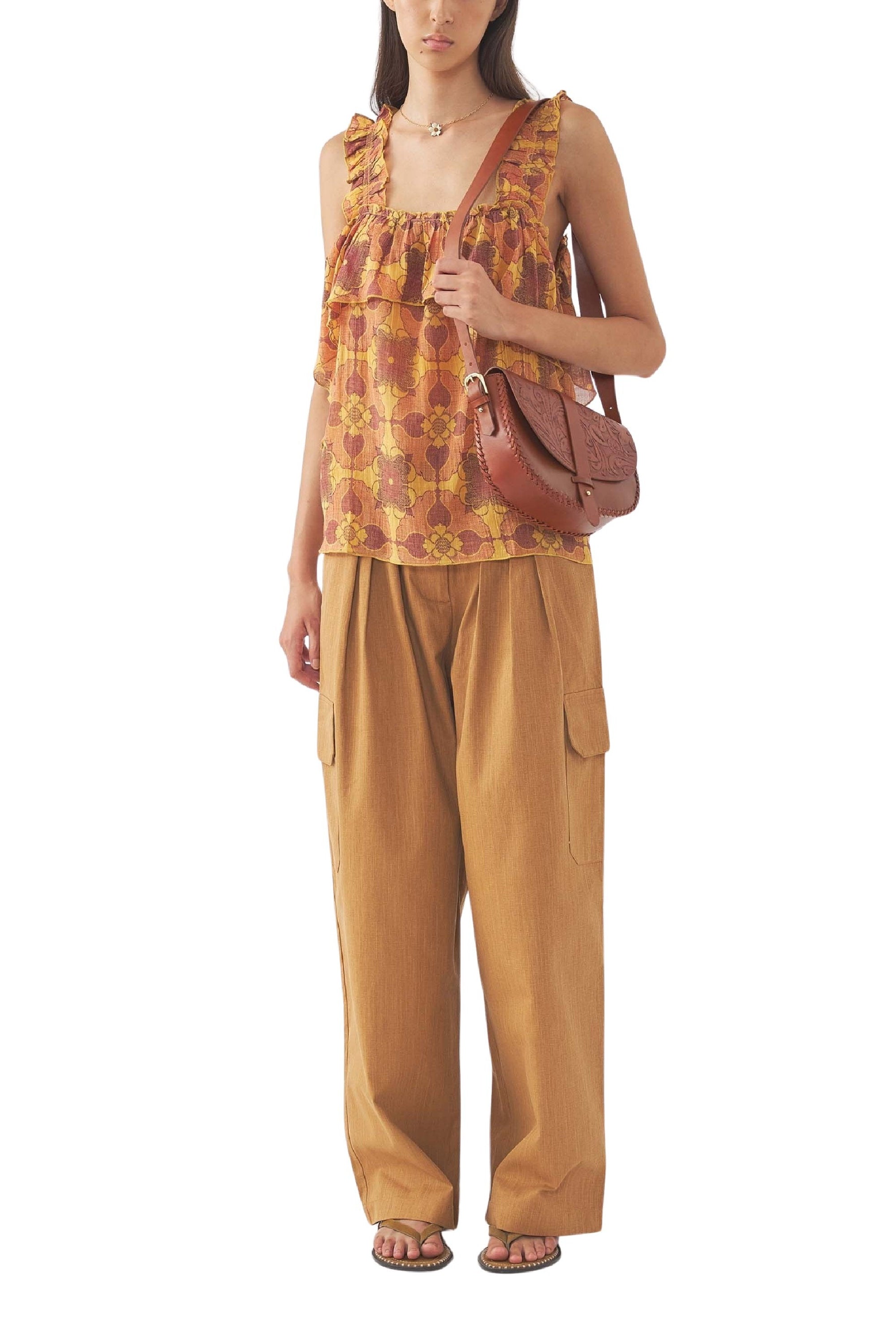 BROWN TEREZA TOP