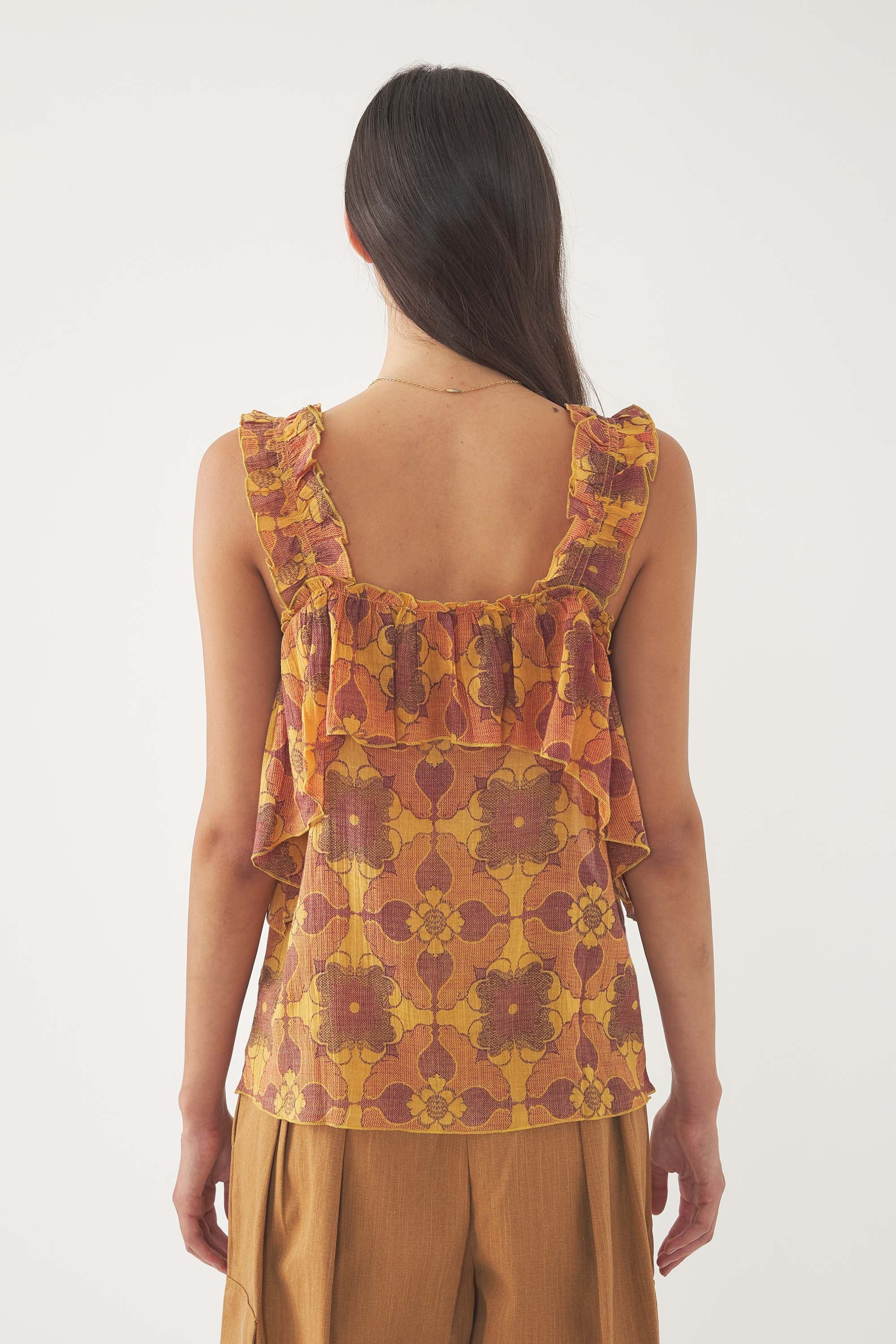 BROWN TEREZA TOP