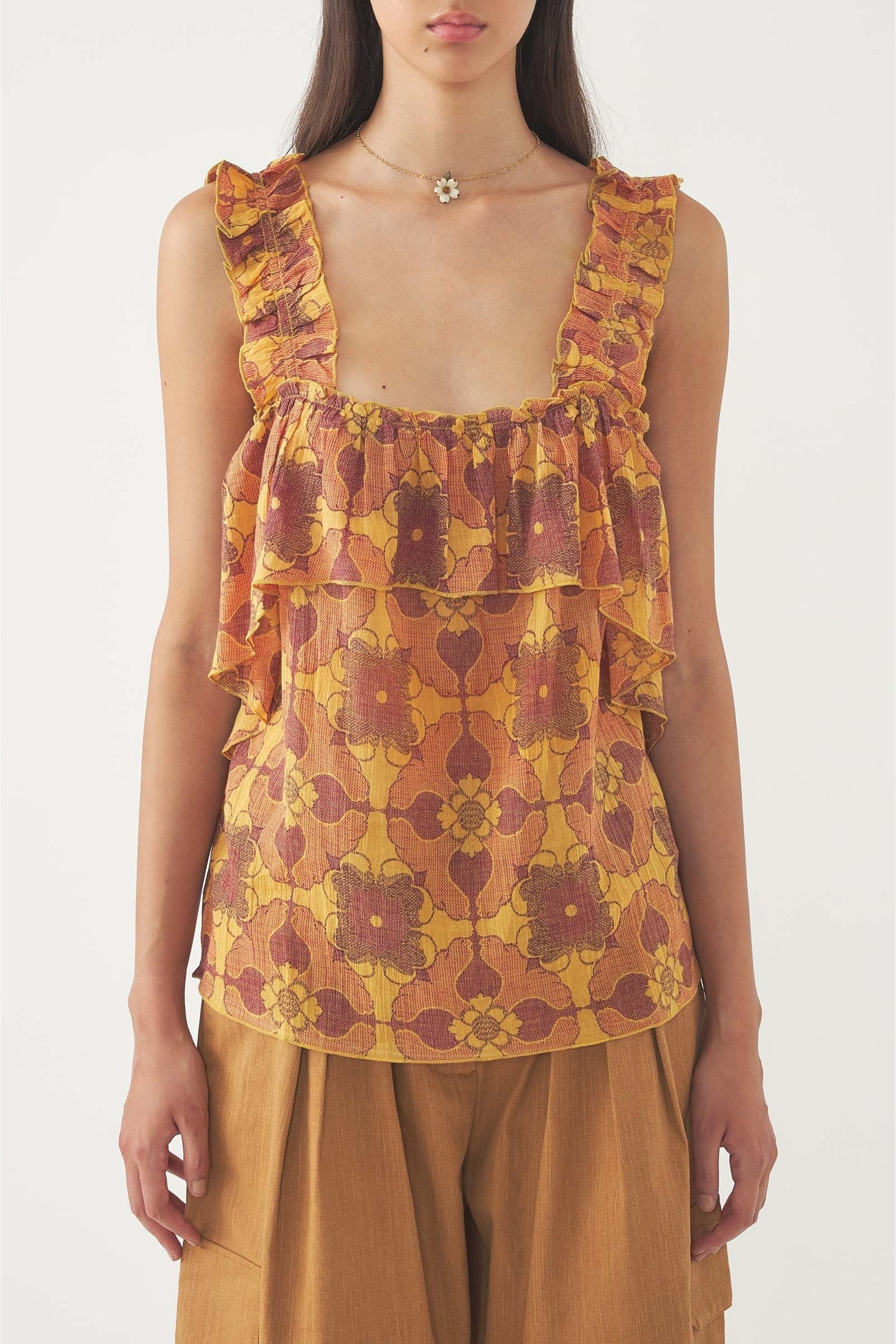 BROWN TEREZA TOP