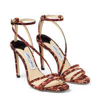 Tesca 100 sandals - Mandarin Red Mix
