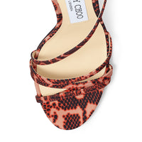 Tesca 100 sandals - Mandarin Red Mix