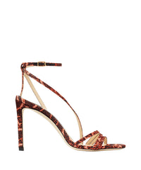 Tesca 100 sandals - Mandarin Red Mix