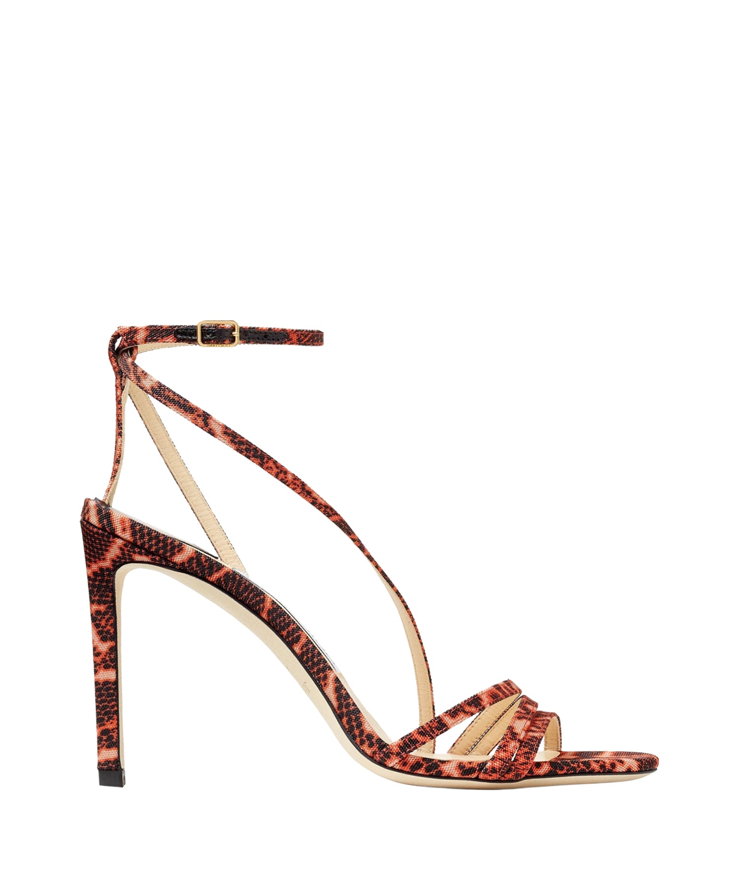 Tesca 100 sandals - Mandarin Red Mix