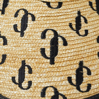 Tesni raffia visor - Black