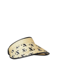 Tesni raffia visor - Black