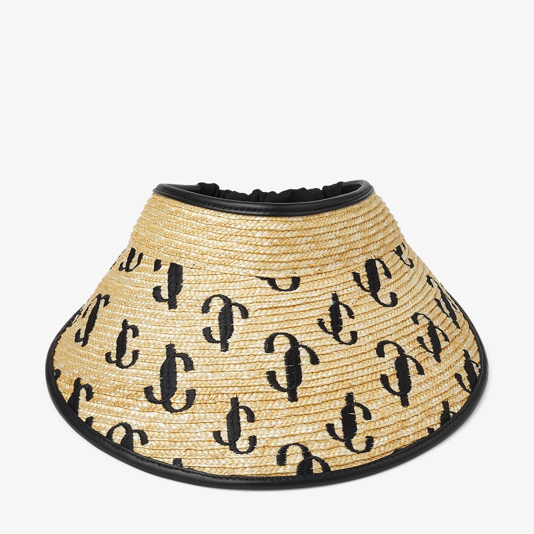 Tesni raffia visor - Black