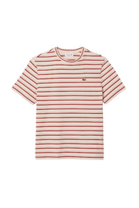Striped T-shirt - Angora & Latte