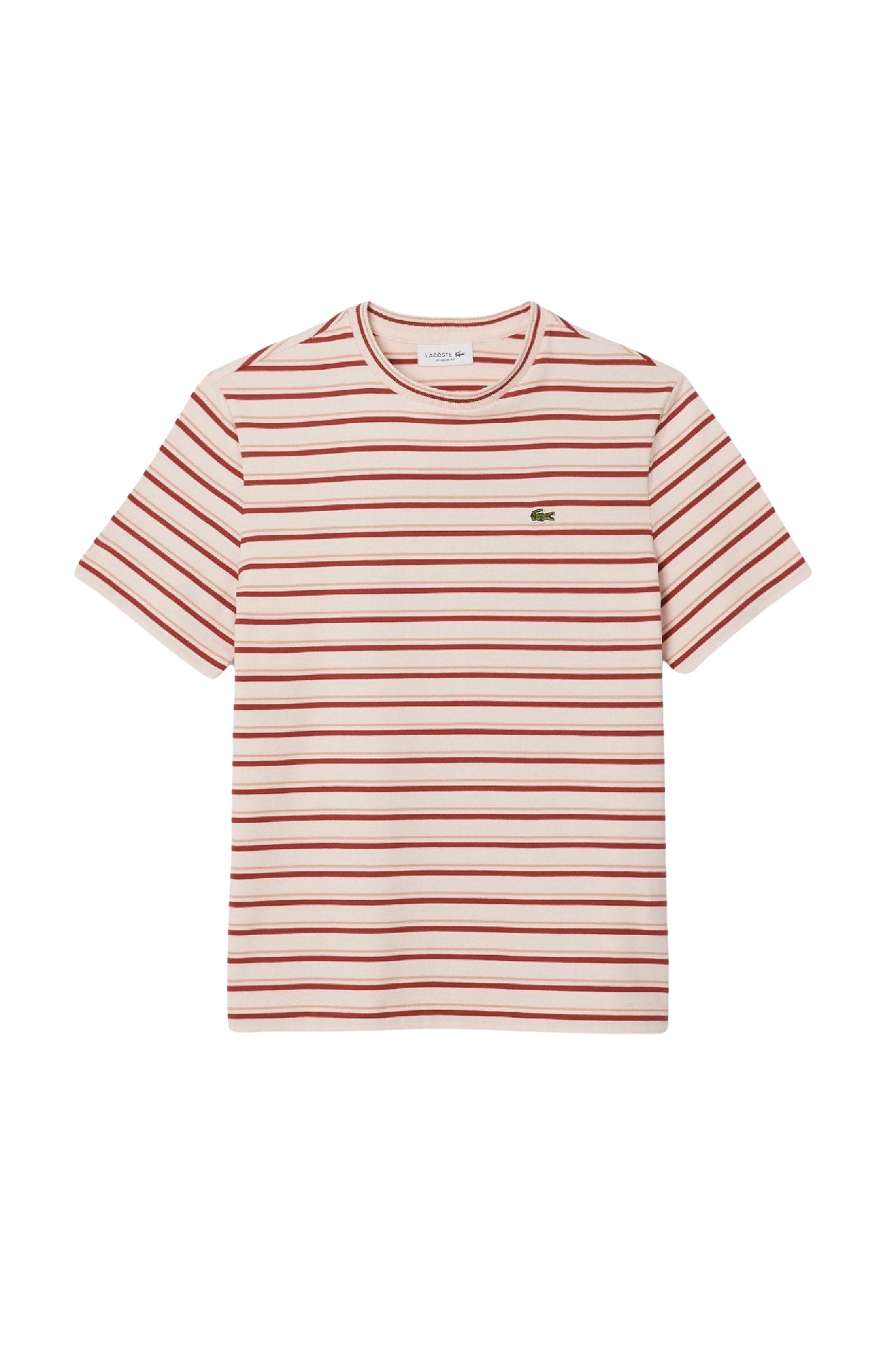 Striped T-shirt - Angora & Latte