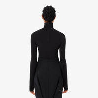ZDOUBLON_Body fitted turtleneck - Black