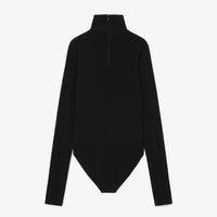 Body ajusté à col roulé - Noir