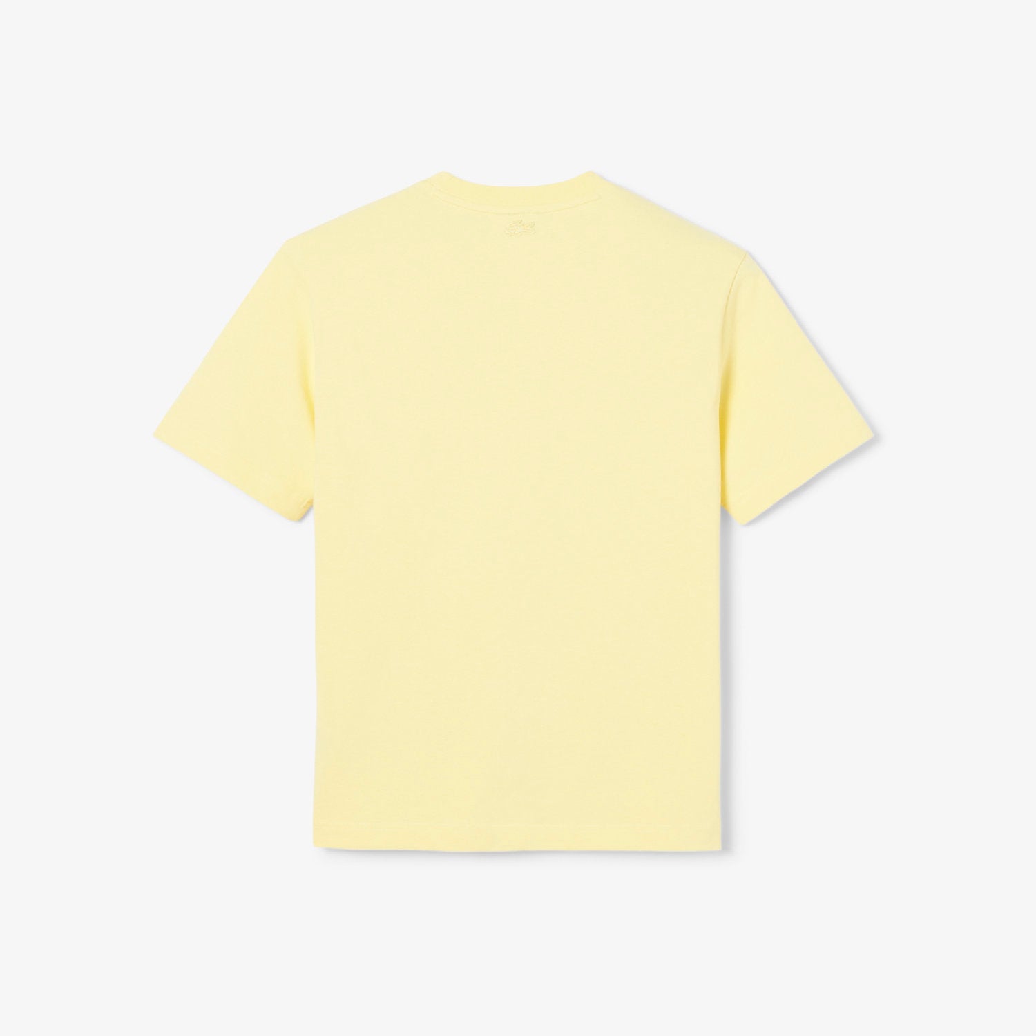T-shirt avec logo en dentelle - Jaune