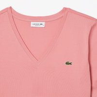 Casual V-neck T-shirt - Tourmaline