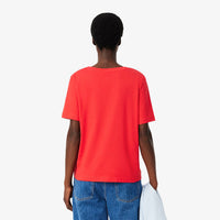 T-shirt décontracté à col V - Grenadine