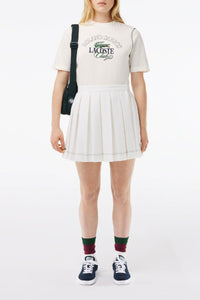 T-shirt décontracté Lacoste x Roland-Garros - Farine