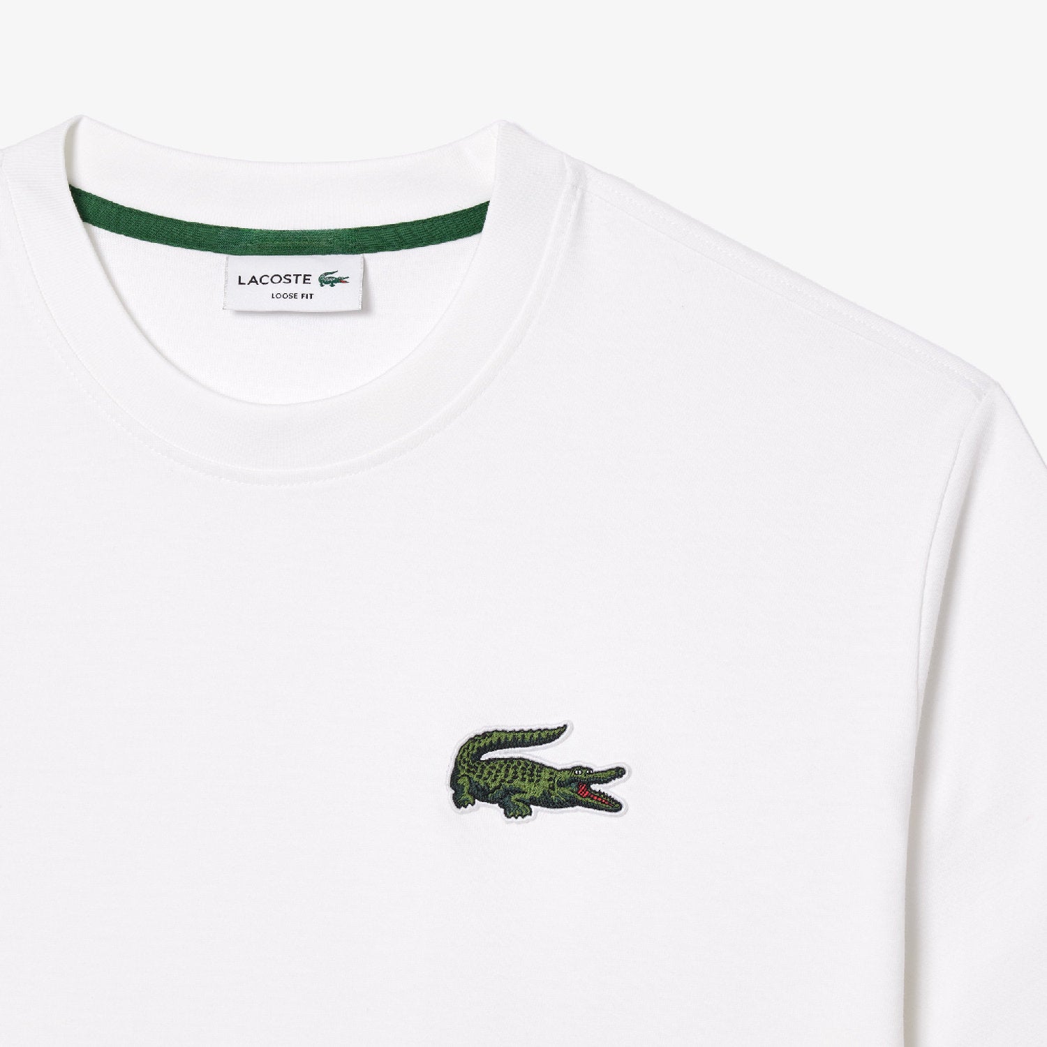 T-shirt large avec logo - Blanc