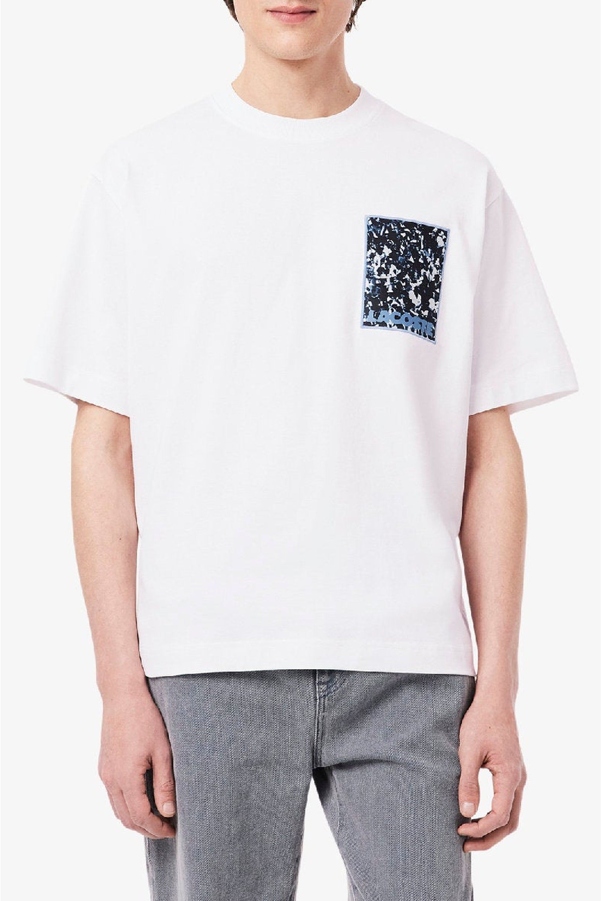 T-shirt large imprimé - Blanc