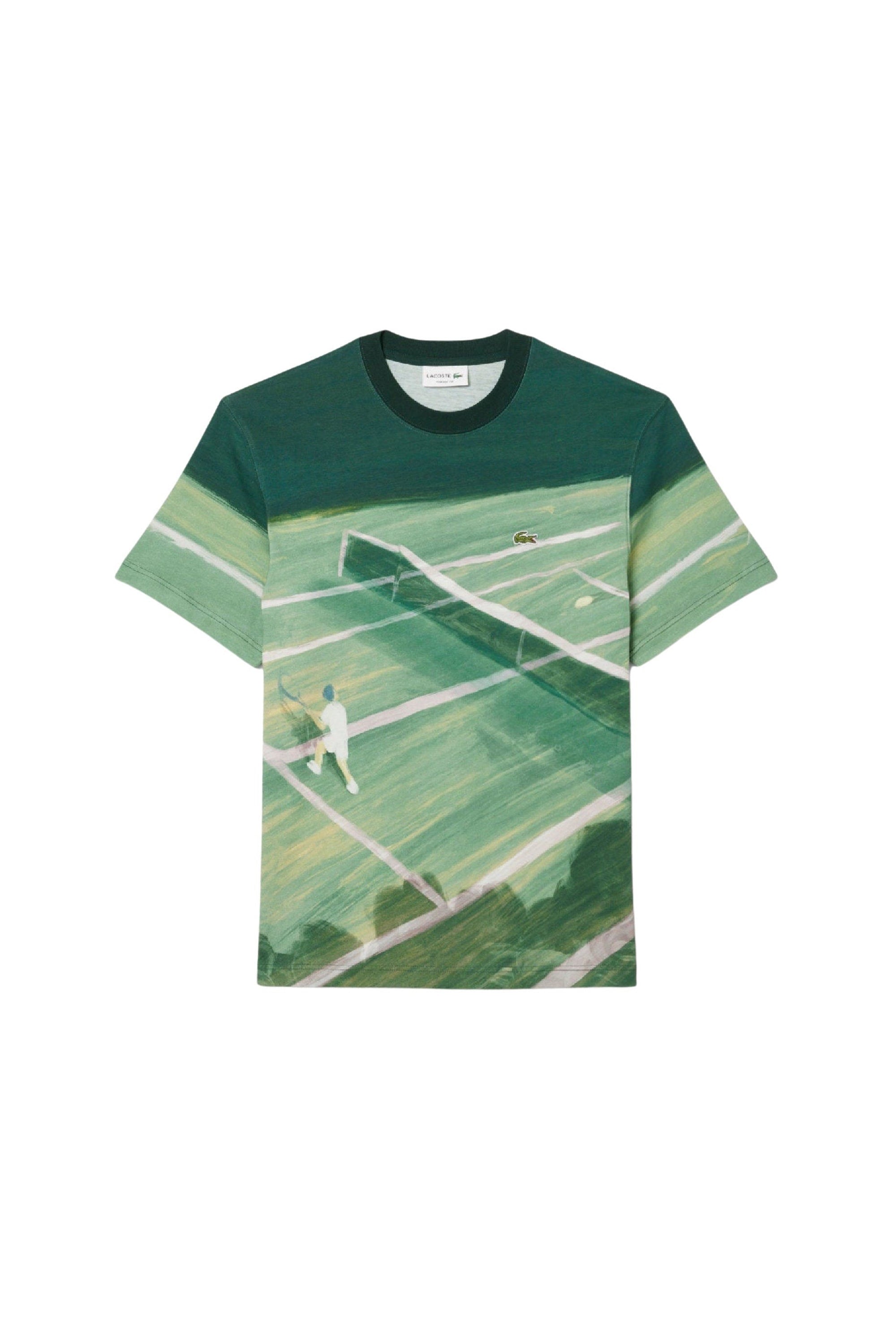 T-shirt Tennis imprimé - Vert