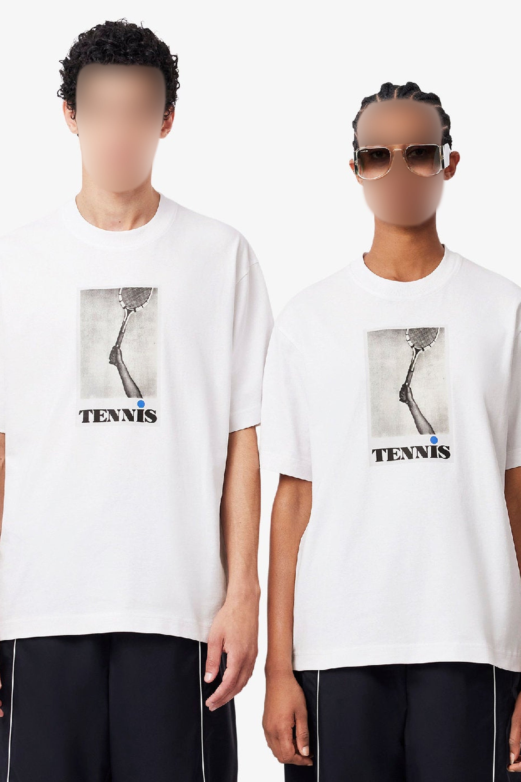 T-shirt large imprimé - Blanc