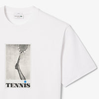 T-shirt large imprimé - Blanc
