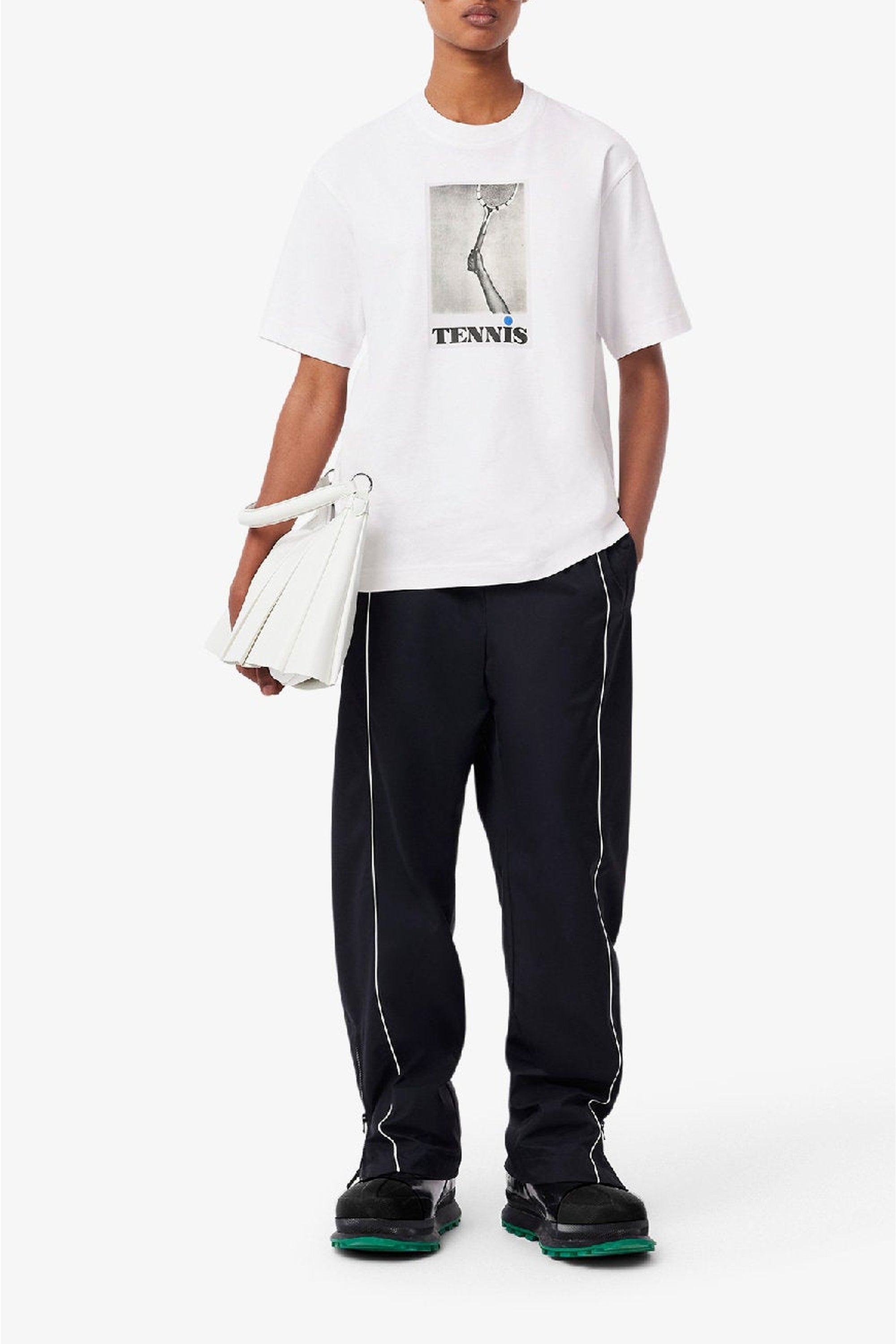 T-shirt large imprimé - Blanc